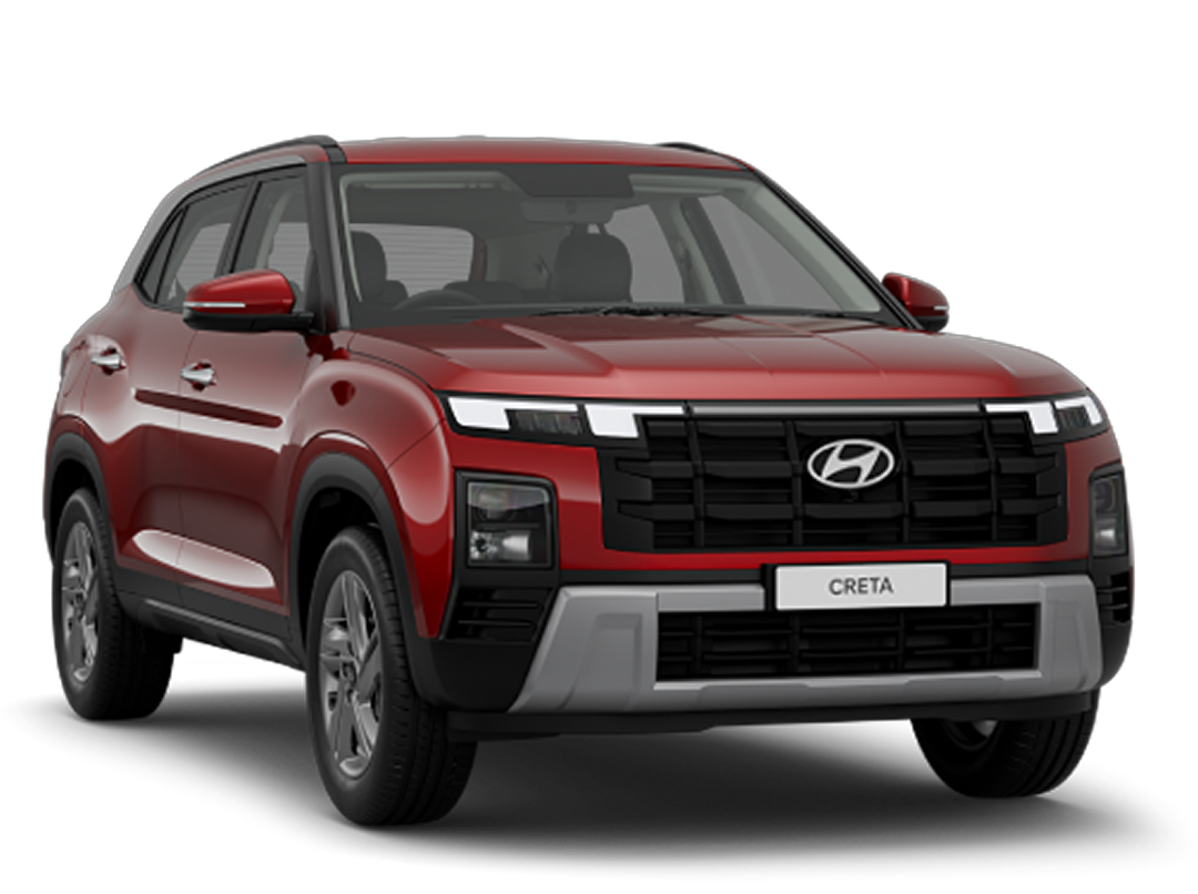 Red Hyundai Creta
